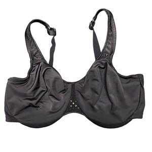 Bali Bra‎ Body Physics Seamless Cup Full Coverage Underwire 3842 Black 34DD